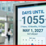 How Many Days Until May 1, 2027