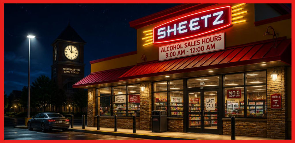 what time does sheetz stop selling alcohol