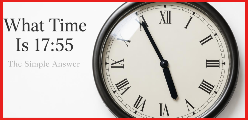 What Time Is 17:55