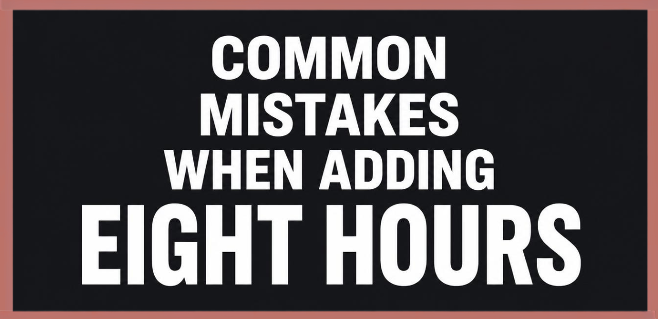 Adding Eight Hours
